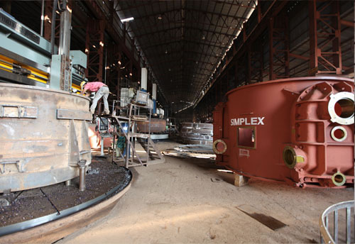 India INGENIERO Empresa ordenó 5 juegos de gran